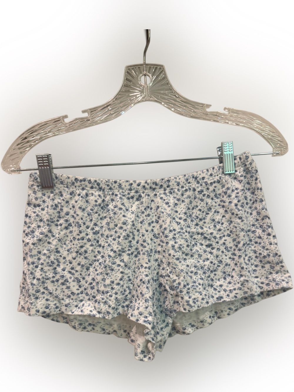Brandy Melville Blue and White Ditsy Floral Tank and Shorts Set - Picture 6 of 9